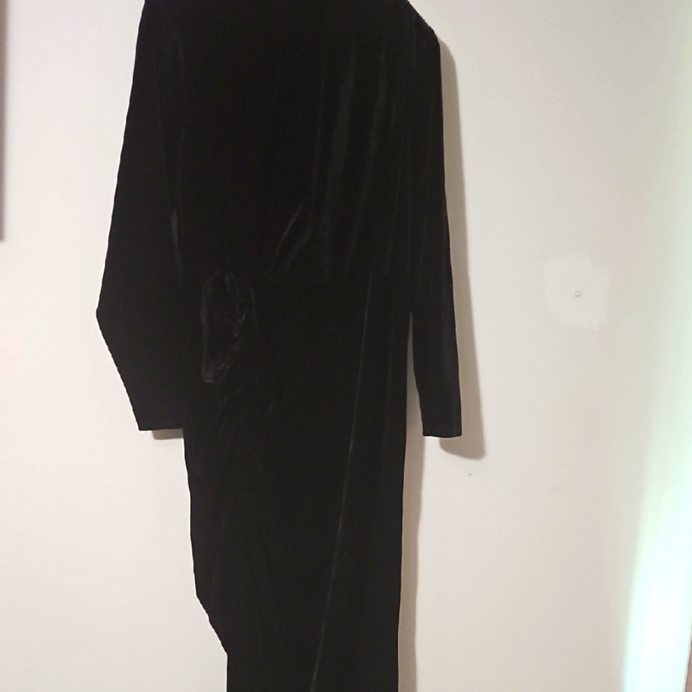 Eloquii Black Velvet Dress